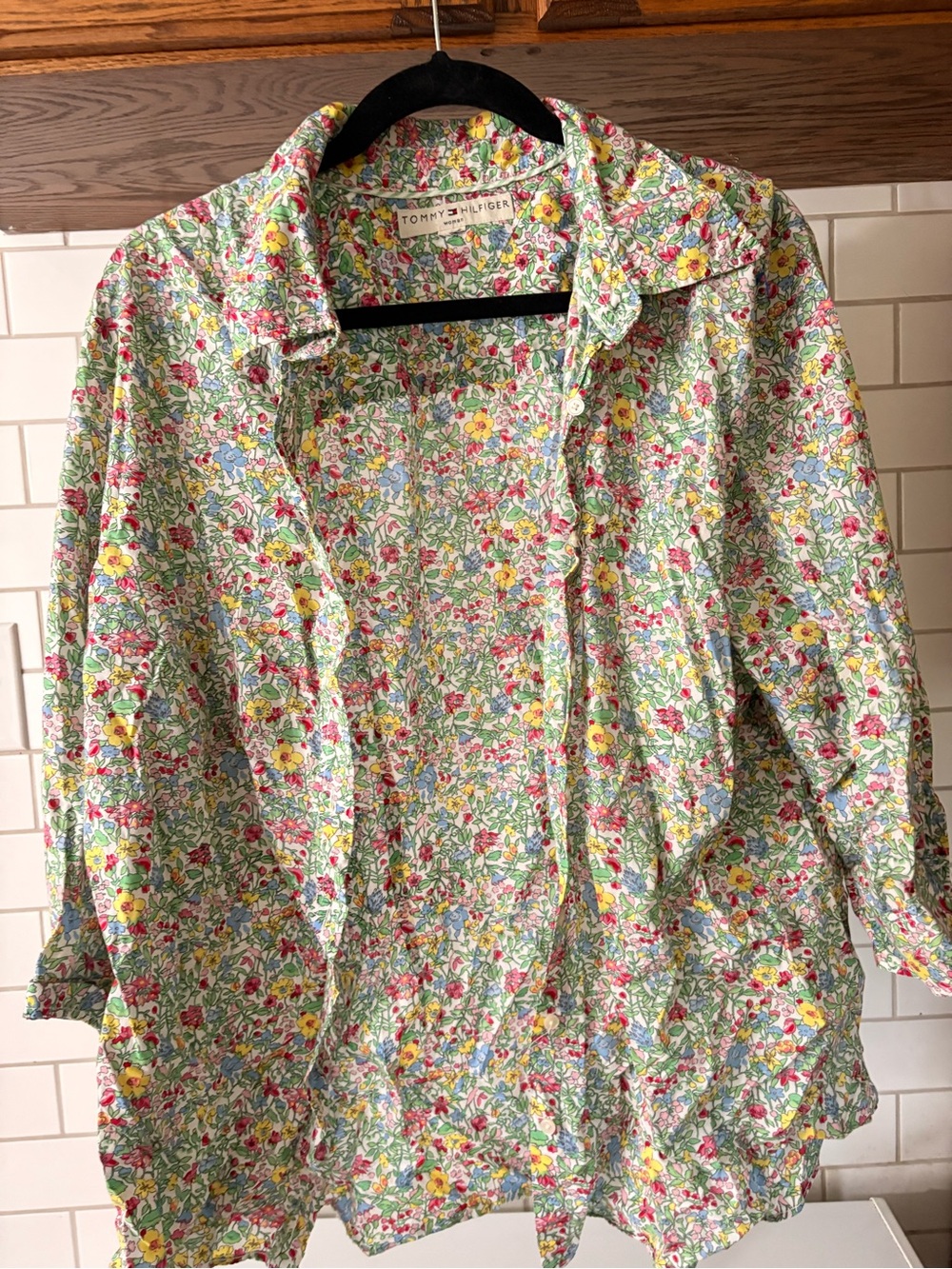 Tommy Hilfiger Pastel Floral Button-Down Shirt